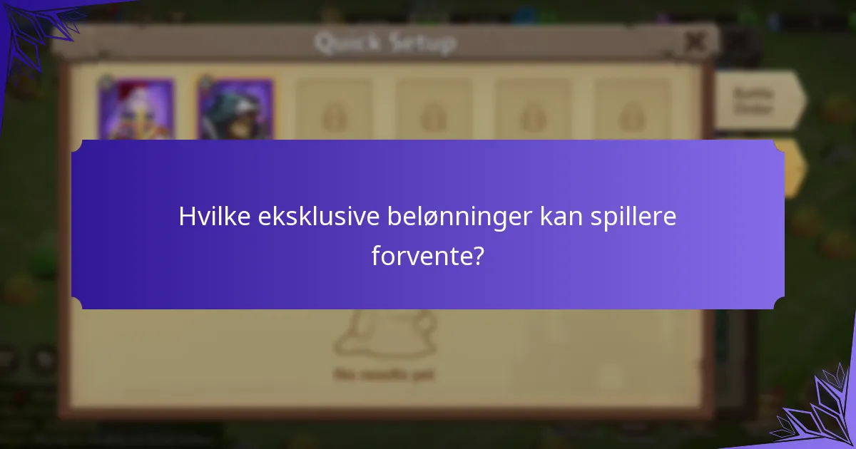 Hvilke tidsbegrensede gjenstander er tilgjengelige i Castle Clash-arrangementer?