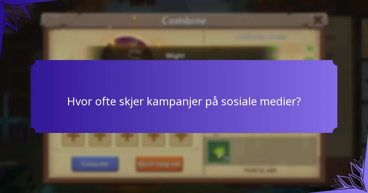Hvilke handlinger kreves for å delta i kampanjene?