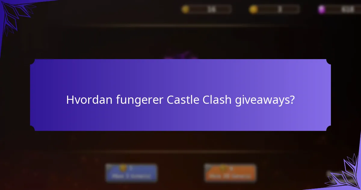 Når er de kommende Castle Clash fellesskapsarrangementene?